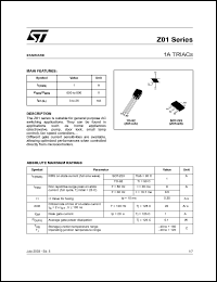 Click here to download Z0103NA Datasheet