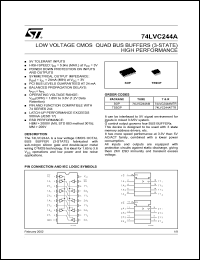 Click here to download 74LVC244AMTR Datasheet