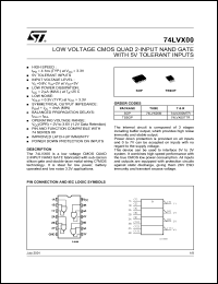 Click here to download 74LVX00 Datasheet