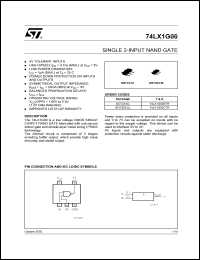 Click here to download 74LX1G00 Datasheet