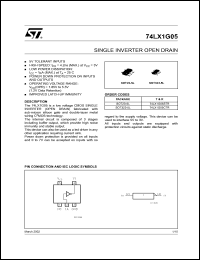 Click here to download 74LX1G05 Datasheet