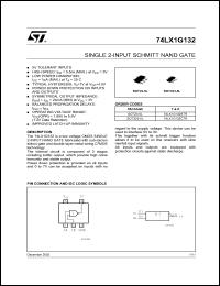 Click here to download 74LX1G132STR Datasheet