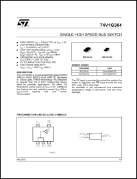Click here to download 74V1G384CTR Datasheet