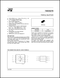 Click here to download 74V2G70 Datasheet