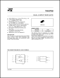Click here to download 74V2T02 Datasheet