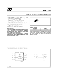 Click here to download 74V2T05 Datasheet