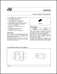 Click here to download 74V2T32 Datasheet