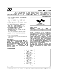 Click here to download 74VCXH32245LBR Datasheet