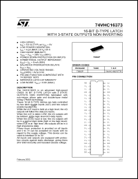 Click here to download 74VHC16373 Datasheet