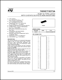 Click here to download 74VHCT16373 Datasheet