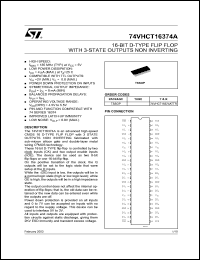 Click here to download 74VHCT16374 Datasheet