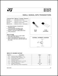 Click here to download BC547B-AP Datasheet