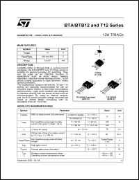 Click here to download BTB112-800TW Datasheet