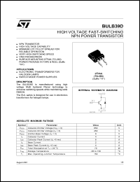 Click here to download BULB39 Datasheet