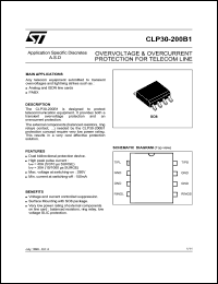 Click here to download CLP30-200B1 Datasheet