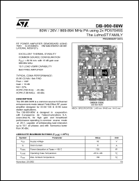Click here to download DB-900-80 Datasheet