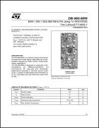 Click here to download DB-960-60W Datasheet