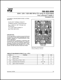 Click here to download DB-960-90W Datasheet