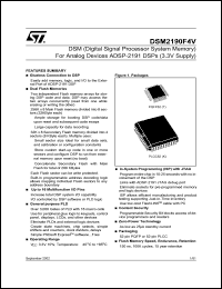 Click here to download DSM2190F4V Datasheet