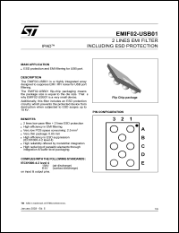 Click here to download EMIF02-USB01 Datasheet