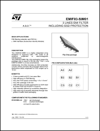 Click here to download EMIF03-SIM01 Datasheet