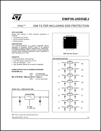 Click here to download EMIF08-2005 Datasheet