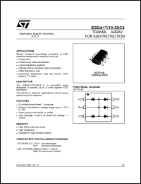 Click here to download ESDA17-5SC6 Datasheet