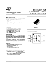Click here to download ESDALC6V1W5 Datasheet