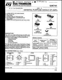 Click here to download UA741EJ Datasheet