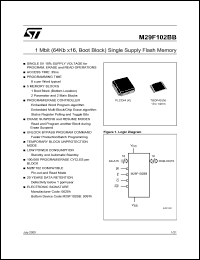 Click here to download M29F102BB70N1T Datasheet