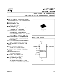 Click here to download M29W102BB50NZ1T Datasheet