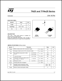 Click here to download TYN1025RG Datasheet