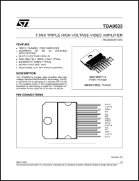 Click here to download TDA9533 Datasheet