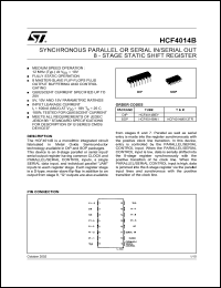 Click here to download HCF4014 Datasheet