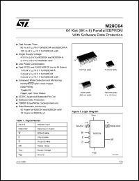 Click here to download M28C64-12BS1 Datasheet