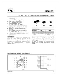 Click here to download 74HC51 Datasheet