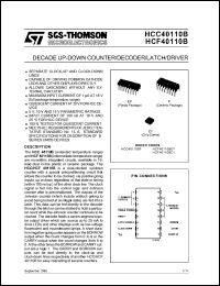 Click here to download HCC40110BF Datasheet