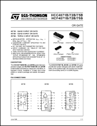 Click here to download HCC4071BF Datasheet