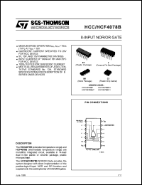 Click here to download HCC4078 Datasheet