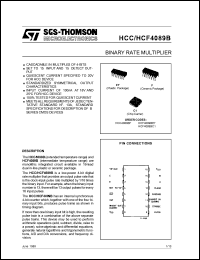 Click here to download HCC4089B Datasheet