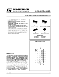 Click here to download HCC4502BF Datasheet