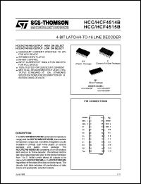 Click here to download HCC4514 Datasheet