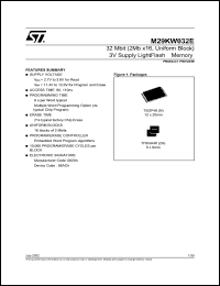 Click here to download M29KW032E110N3T Datasheet