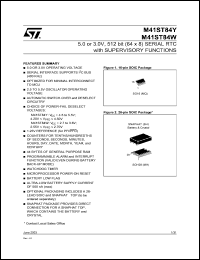 Click here to download M41ST84WMH1 Datasheet