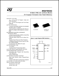 Click here to download M50FW080N1T Datasheet