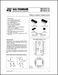 Click here to download M54HC10 Datasheet