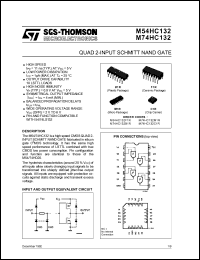 Click here to download M54HC132F1R Datasheet