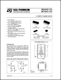 Click here to download M54HC133F1R Datasheet