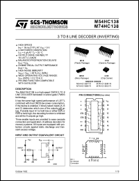 Click here to download M54HC138F1R Datasheet