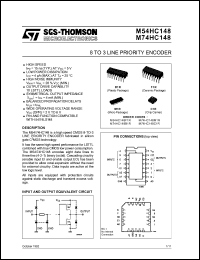 Click here to download M54HC148F1R Datasheet